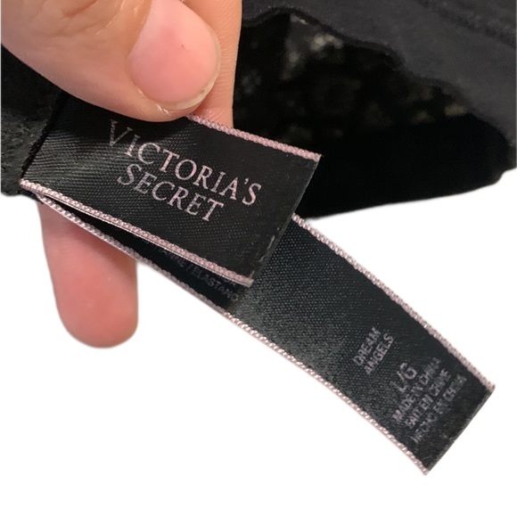 Victoria’s Secret Dream Angels Sheer Black Lace High Neck Bralette - Picture 7 of 7